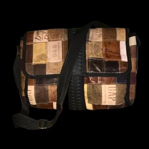 Conserve UPCYCLED LEATHER DESIGNER LABEL BUTLER BAG WITH TIRE CONSERVE